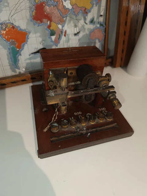 ANCIEN APPAREIL T L GRAPHE Morse WW2 Anglais AM REF N 5B 117 Militaria ancien-appareil-t-l-graphe-morse-ww2-anglais-am-ref-n-5b-117-militaria