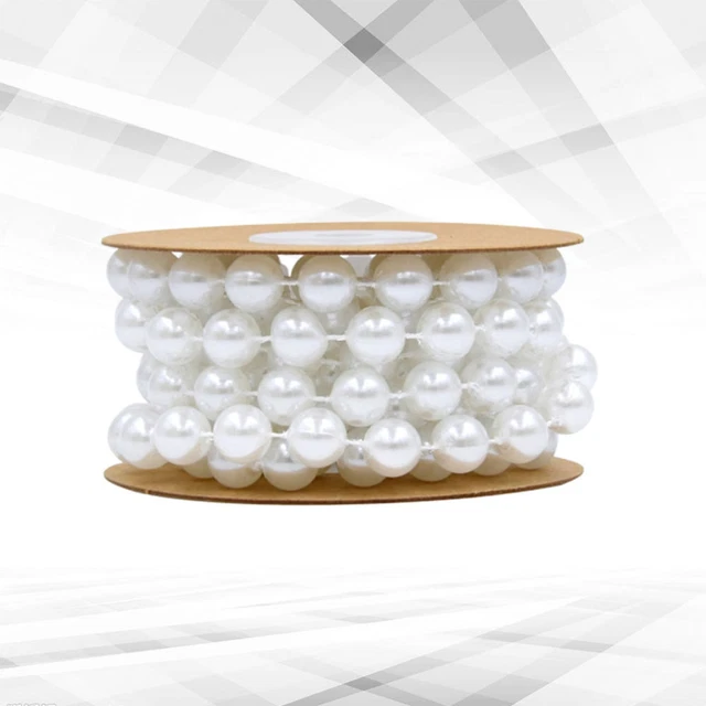 Pearl Beads On String Jewelry Making Accessory Pearl String Roll Pearl Garland 2