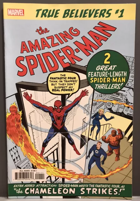 Marvel TRUE BELIEVERS Amazing Spider-Man #1 1st Chameleon 2019 ASM Reprint NM