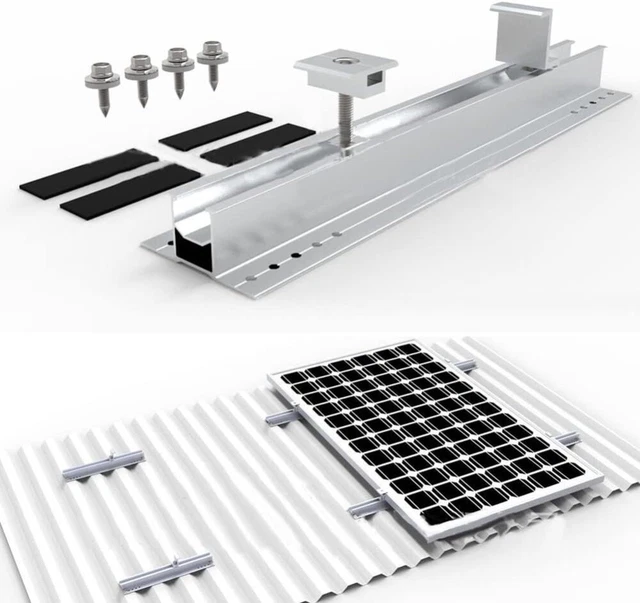 Pannello Fotovoltaico Da Balcone Solaris Supporto Per Centrale - Foto 12