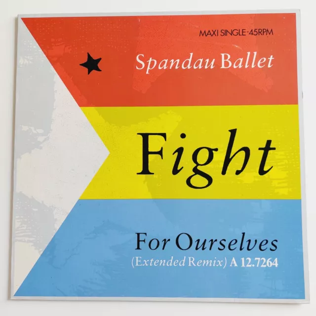 ✿ 12" Maxi 45 ✿ Spandau Ballet : Fight For Ourselves (Extended Remix 7:30)