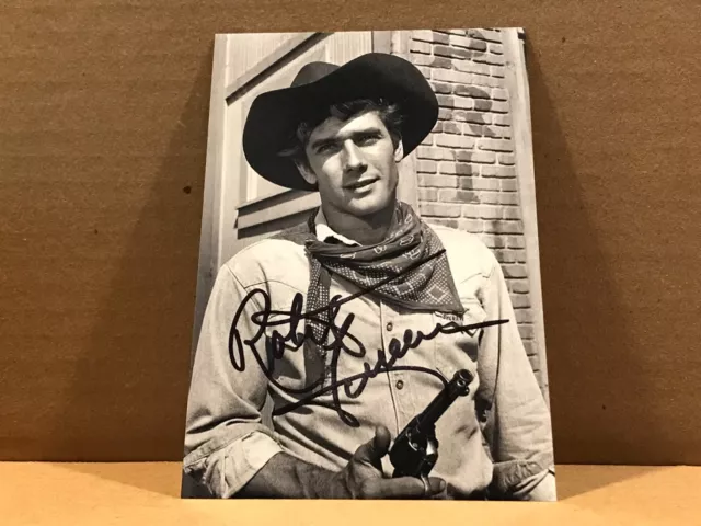 ROBERT FULLER Authentic Hand Signed Autograph 4x6 Photo - FAMOUS ACTOR WESTERNS