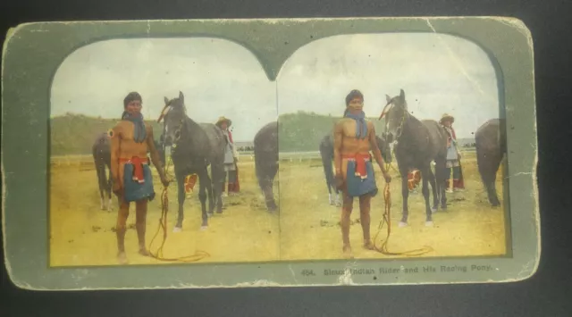 Sioux Indian Stereoview