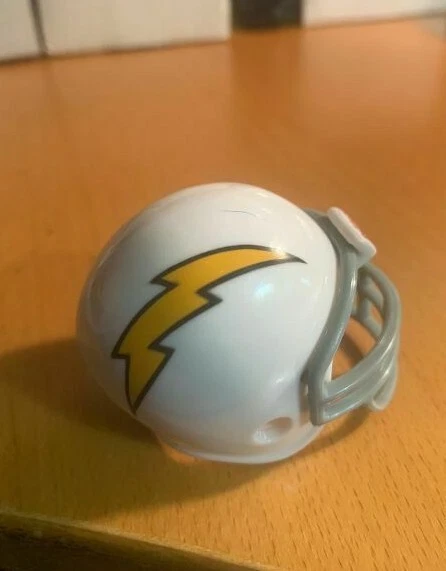 Riddell pocket pro football helmet San Diego Chargers TRADITIONAL YELLOW BOLT