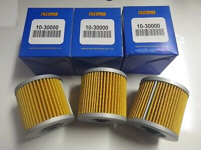 EMGO 1988-2004 Kawasaki KLF300B Bayou 2x4 EMGO 10-30000 Filtre à Huile 3 Paquet 