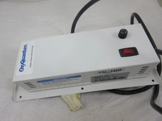 Oxy Quantum Model Uvf-1 Furnace Duct Mount Ultra Violet Light System 120V