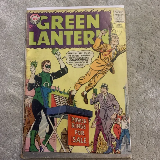 Green Lantern #31 DC Comics 1964 “Power Rings for Sale"