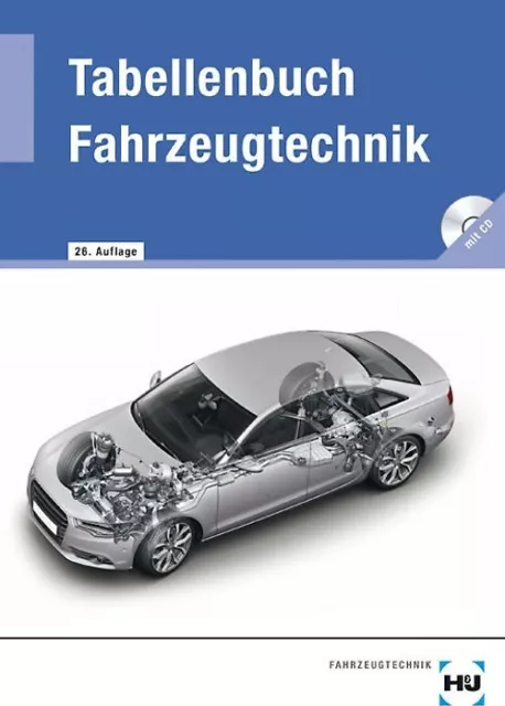 Tabellenbuch Fahrzeugtechnik - Helmut Elbl [26. Auflage 2011] ZUSTAND SEHR GUT