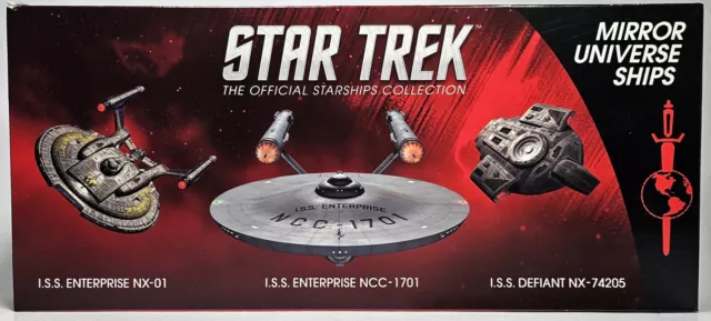 Eaglemoss 2021 Hero Collector Star Trek Starships Collection Mirror Universe Set