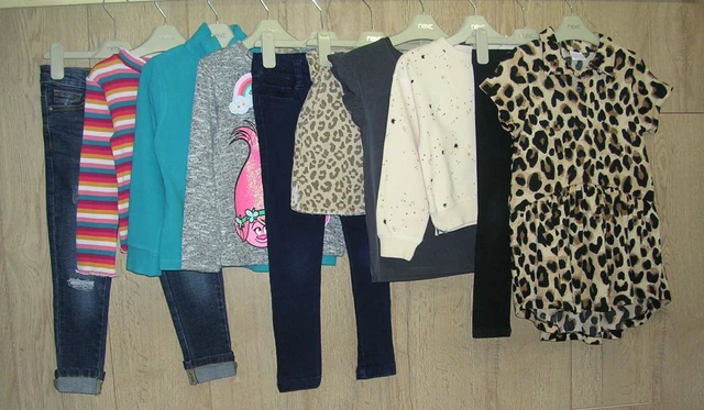 Pacchetto Abito Zara Next Tu ecc Ragazze Abiti Leggings Jeans Gonna Età 5-6 116 cm