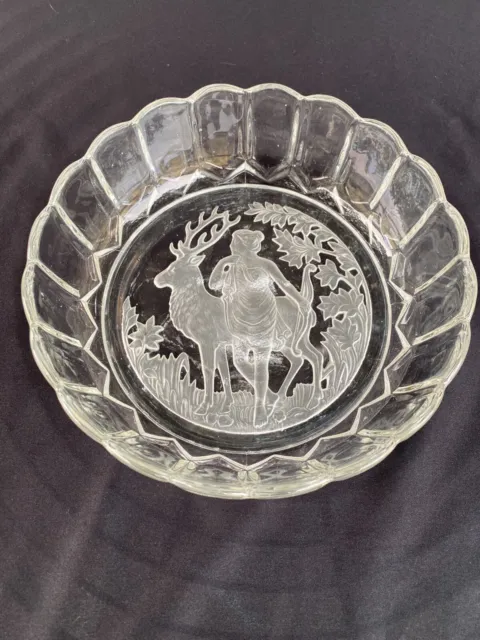 Stunning Art Deco "Diana The Huntress" Master Bowl