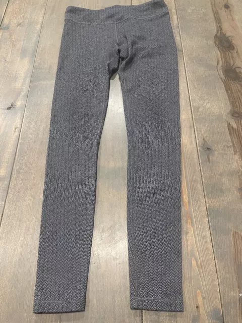 IVIVVA By Lululemon Girl’s Youth Gray Workout Crop Ankle Leggings Size: 12