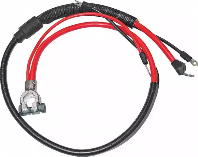 1967-68 Mopar A-Body Positive Battery Cable - Small Block With Split Starter