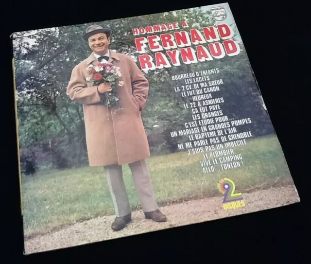 Vinyle 33 tours  (2 Vinyles) Hommage à Fernand Raynaud