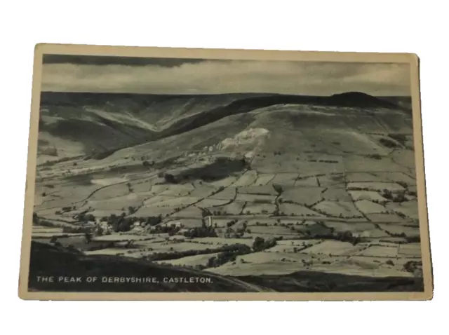 Castleton, The Peak of Derbyshire Vintage Postcard. Derbyshire