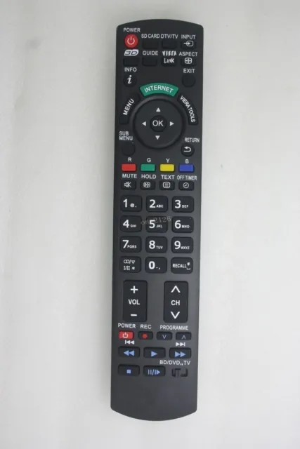 For PANASONIC 3D Remote Control N2QAYB000572 N2QAYB000047 LED TV