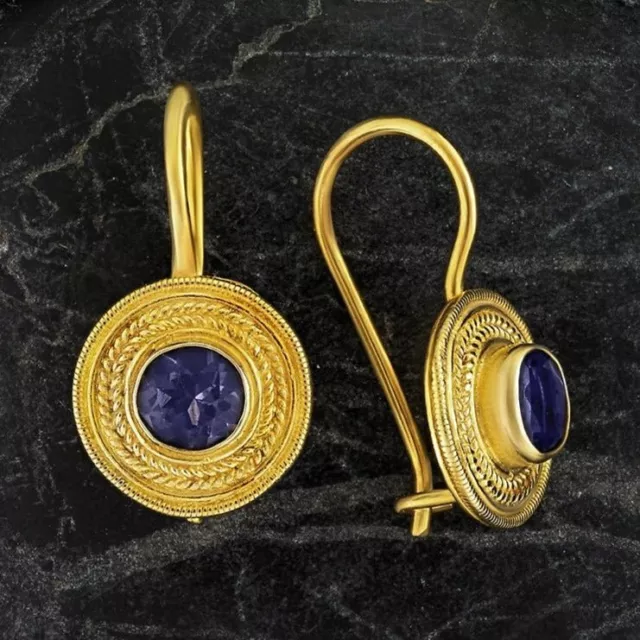 Athena Iolite Earrings: Museum of Jewelry