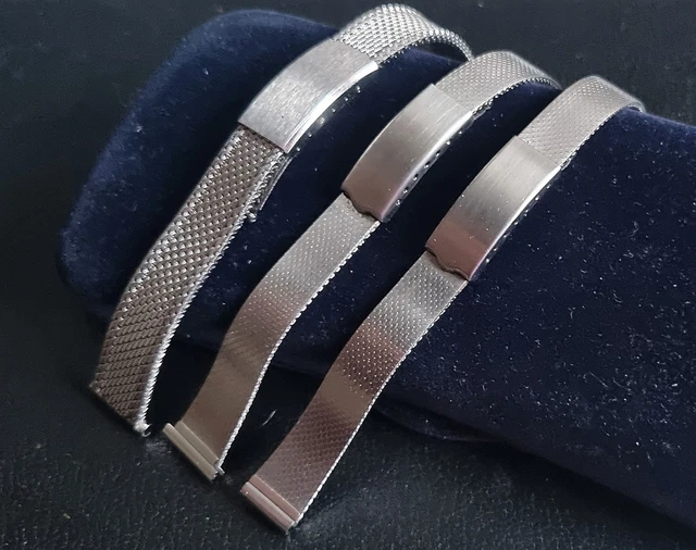 Bracelet De Montre Tropic – Gris – 16 Mm – Vintage – NOS – Suisse