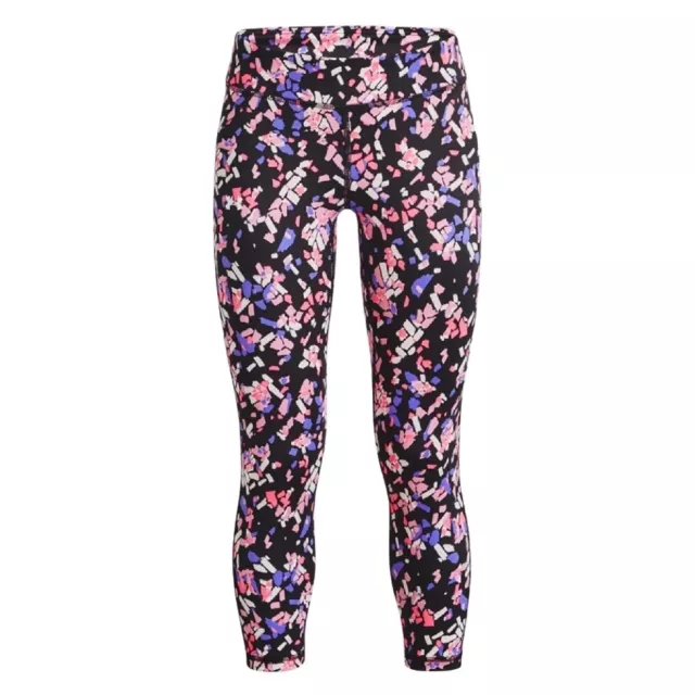 Misura YXL Ragazze XL Under armour Movimento Stampa Caviglia Corto Leggings Blu