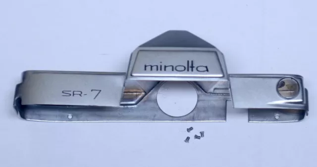 Minolta SR-7 Top Cover Bezel Vintage SLR 35mm Film Camera Parts