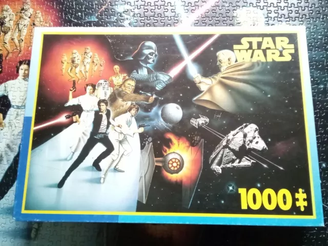 King jigsaw puzzle 1000 pieces Star wars complete