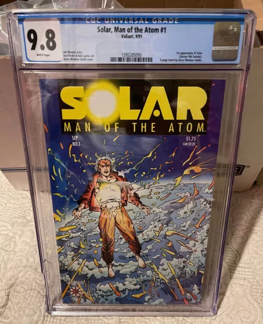 Solar Man of the Atom #1 CGC 9.8 Valiant Comic Book NM+