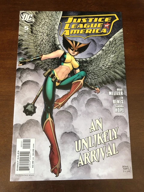 JUSTICE LEAGUE OF AMERICA #5 1:10 Art Adams VARIANT NM Hawkgirl DC