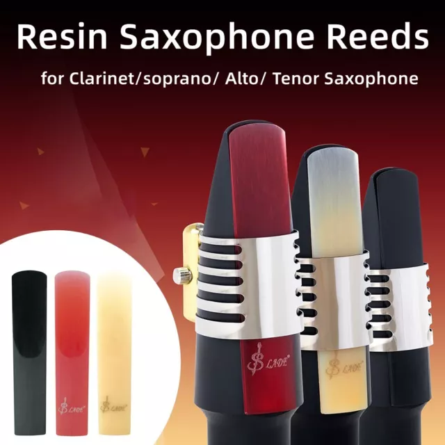 Anches professionnelles en plastique résine pour clarinette saxophone soprano a