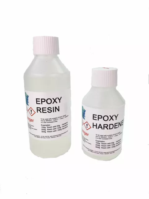 Clear Epoxy Resin - Clear Like water - 150g,375g,750,1.5kg, 3Kg & 7.5kg