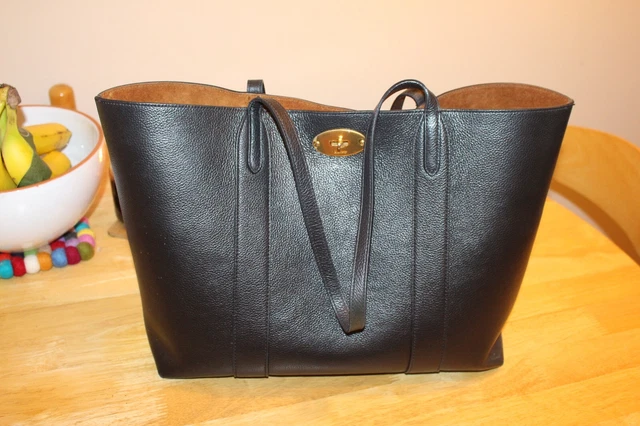 GENUINE MULBERRY BAYSWATER Tote Bag in Black Leather RRP 795