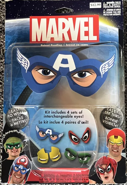 NEW CARTOON EYES by MARVEL 4 Sets of Glasses COSPLAY Halloween Costume Accessory