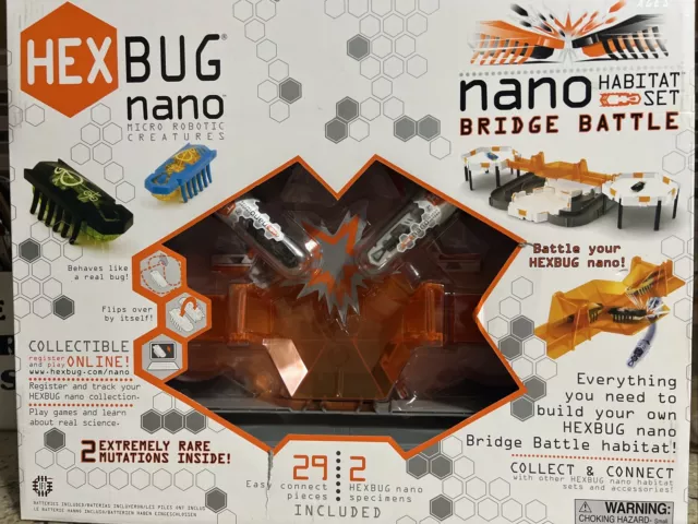 NEW Factory Sealed Hexbug Nano Bridge Battle Habitat Set 2010 - With 2 Rare Bugs