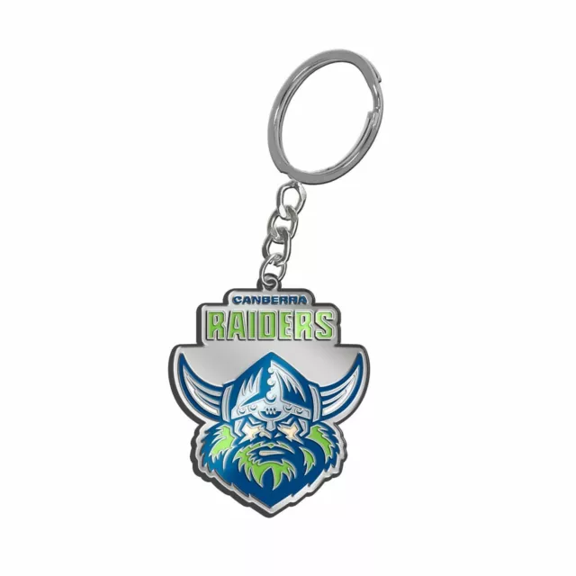 NRL Canberra Raiders Enamel Logo Keyring - Very High Quality