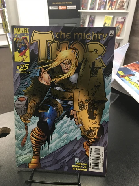 The Mighty Thor #25 Comic Book Gold Foil Variant 2000 Jurgens
