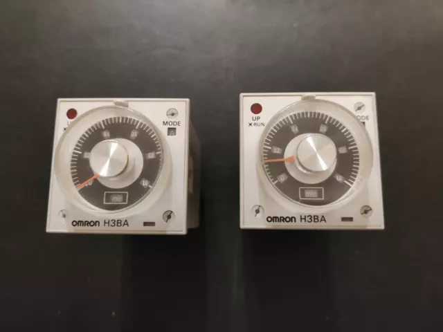 Lotto N2 Omron H3BA Timer 0.5s to 100h Time 24VDC Volts 50/60Hz 5A250v