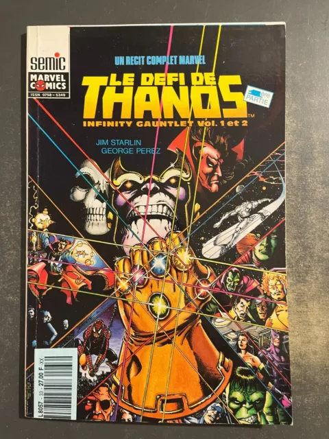 UN RECIT COMPLET MARVEL (RCM) - T33 : Le défi de Thanos 1/3