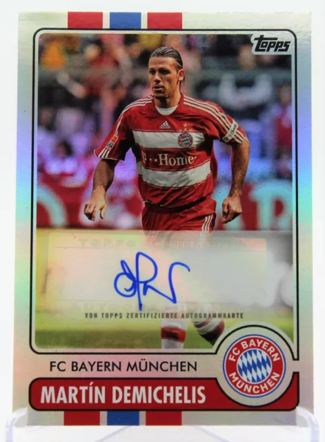 Topps FC Bayern München Team Set 2022/23 Legend Martin Demichelis Autogramm Auto