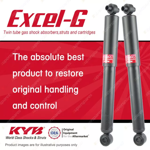 2x Rear KYB Excel-G Shock Absorbers for KIA Grand Carnival VQ Wagon 06-11