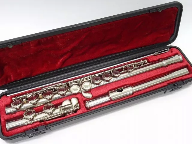 YAMAHA Flute YFL-211II Silver Made in Japan W/Case