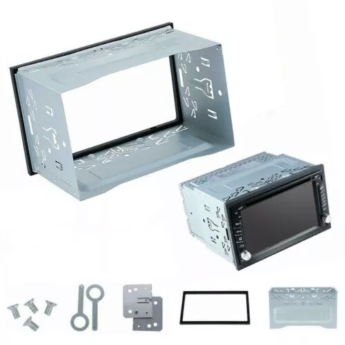 Metal Fascia Mounting Dash Kit For 2DIN Car Radio DVD Stereo Frame  Fits All