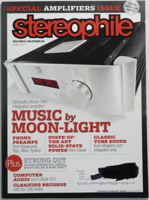 Stereophile Magazine March 2011 Amplifiers Ypsilon Preamp Okki Nokki Audio Mag
