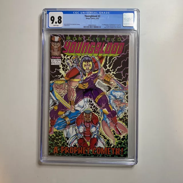 Image Comics Youngblood #2 Pink Logo Variant CGC 9.8 NM/M Jake Gyllenhaal Movie