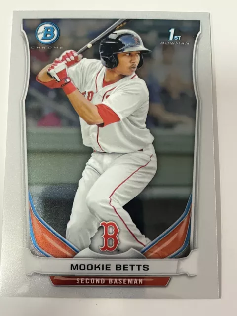 2014 Bowman Chrome Prospects #BCP109 Mookie Betts RED SOX 1ST ROOKIE 🔥🔥