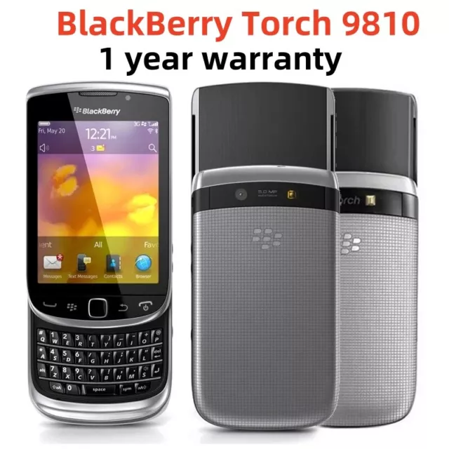 Blackberry Torch 9810 Unlocked GSM HSPA OS 7 Slider QWERTY Smartphone NEW Sealed