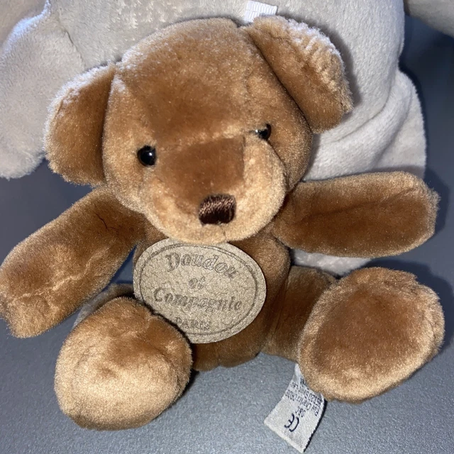 Doudou Peluche Ours Assis Marron Doudou Et Compagnie