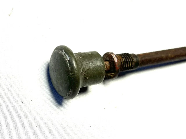 47-53 Chevy/GMC Truck Stainless Throttle & Choke Cable & Knob with Bla