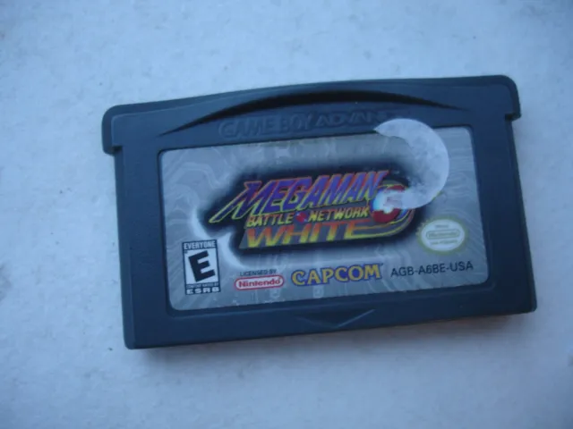 MegaMan Battle Network 3 weiß Advance Nintendo Gameboy Advance Spiel, nur Warenkorb