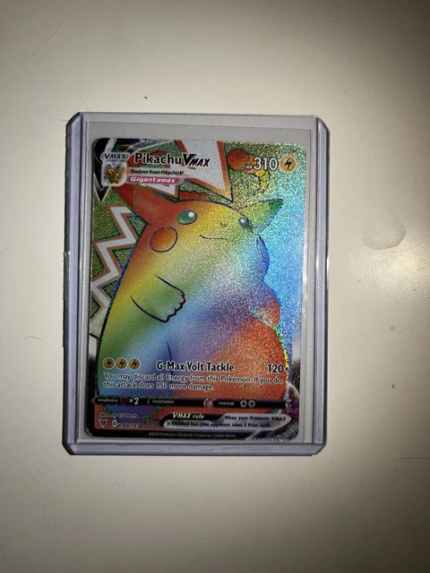 rainbow rare pikachu vmax card Pokemon Pikachu VMax 188/185 CGC 10 – Zapp! Comics main image 0