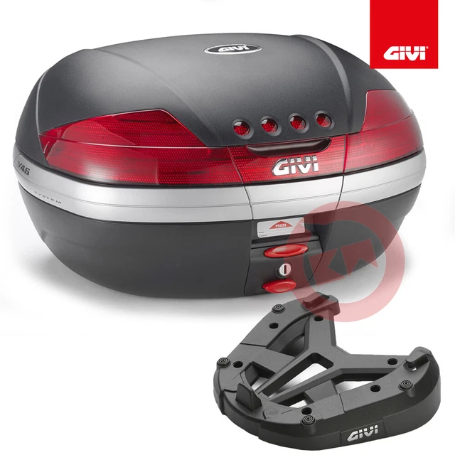 Givi SR7705 Top Case Rack - Direct Bolt-On Motorcycle Luggage Rack With Mounting Hardware