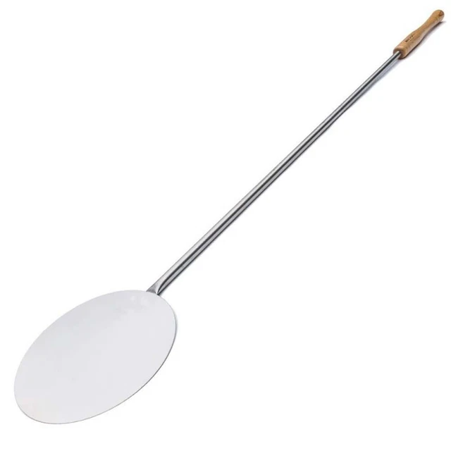 SET de 4 PELLES À PIZZA - KIT pelle à pizza POUR FOUR À BOIS EN ACIER INOX 4
